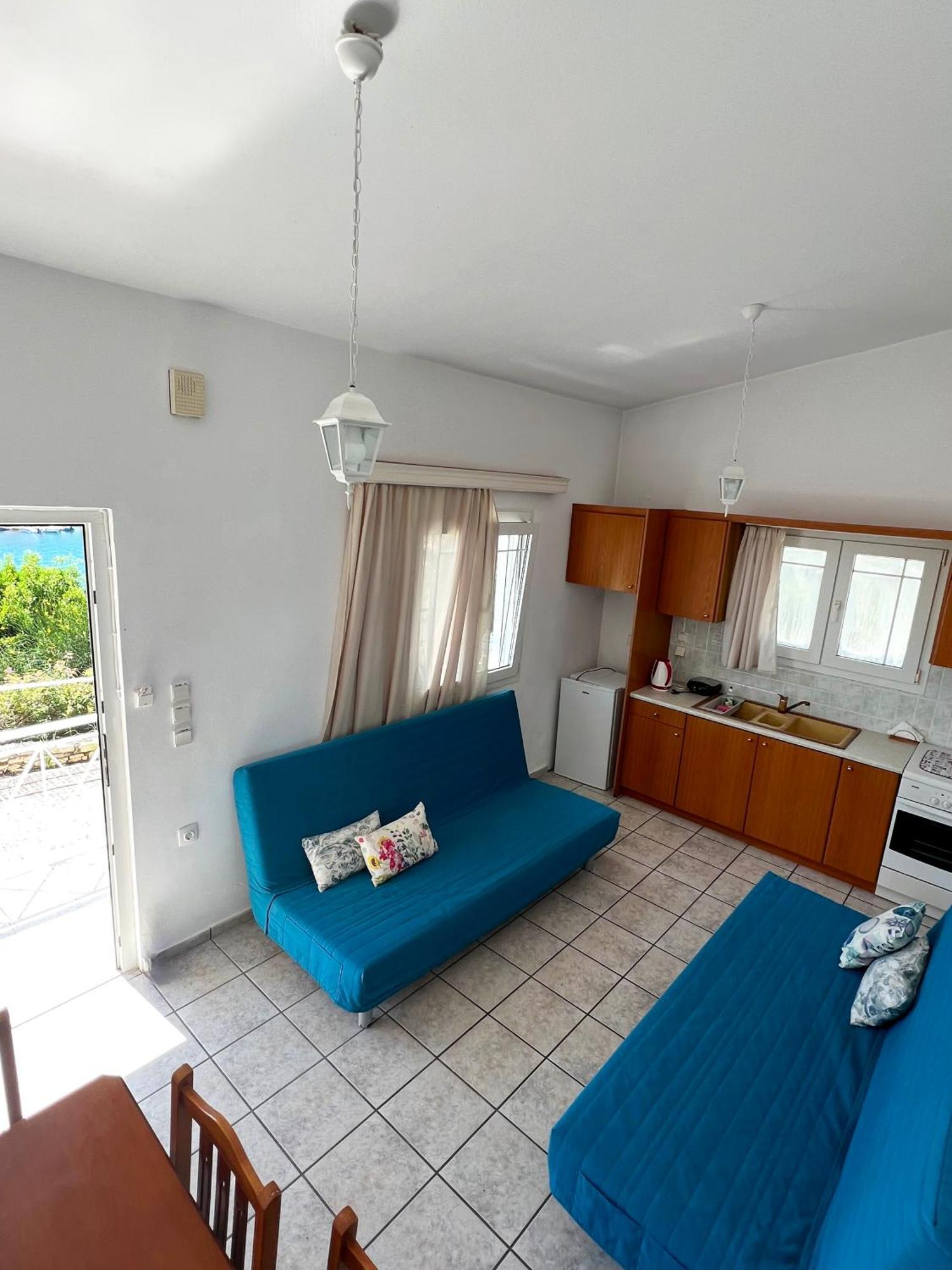 Aronis Spyros Panoramic Seaview Apartments Longós Rom bilde